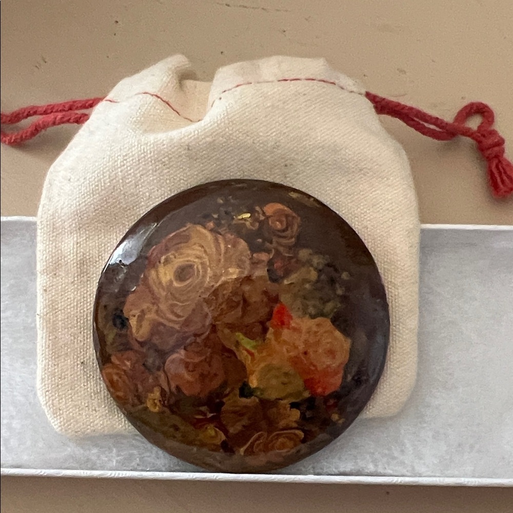 Floral Resin Brooch